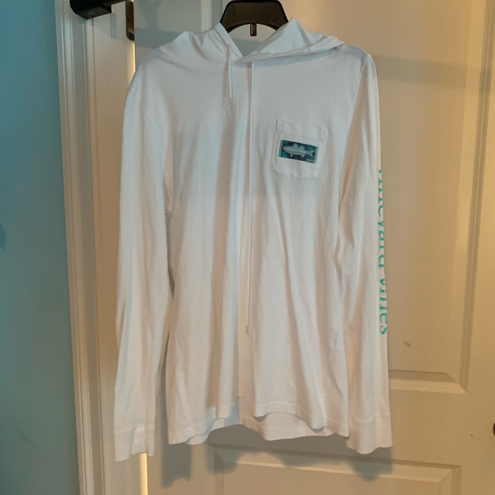 VINEYARD VINES HOODED LONG SLEEVE TEE || MEDIUM